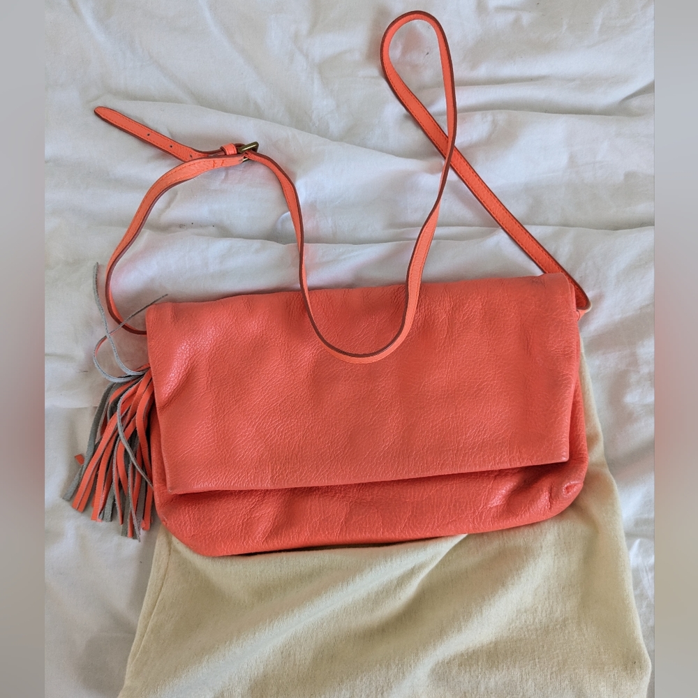 Leather J. Crew Purse